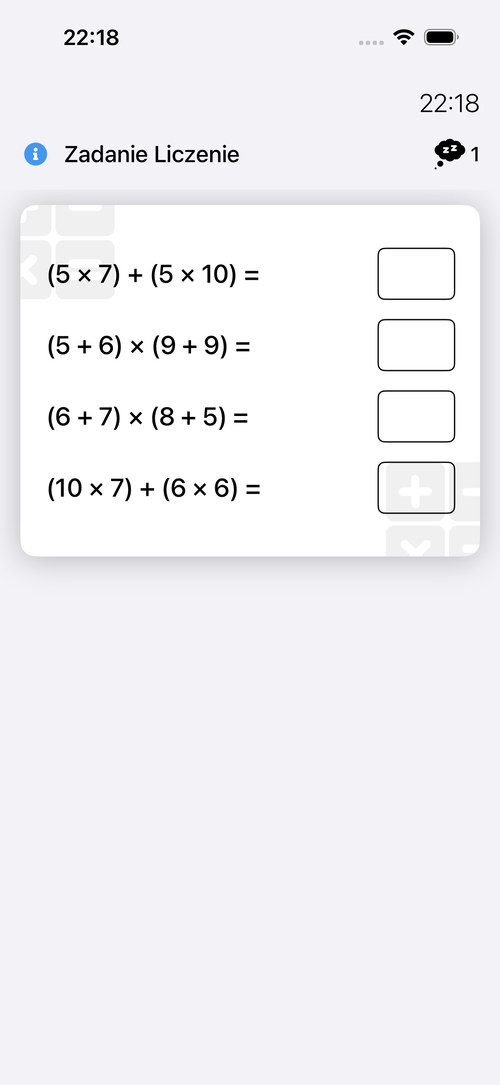 Zadanie Matematyka
